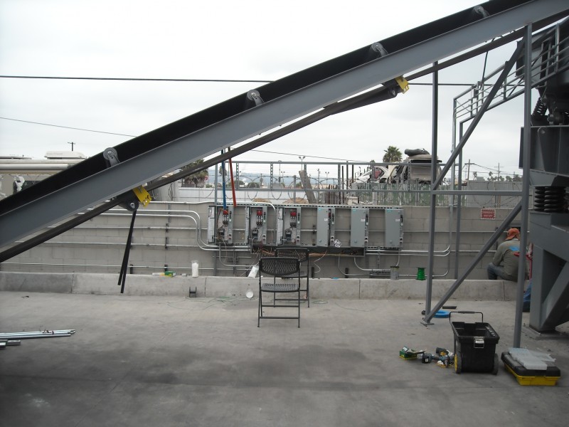 Conveyer Belt and main switches for equipment installation Wilmington