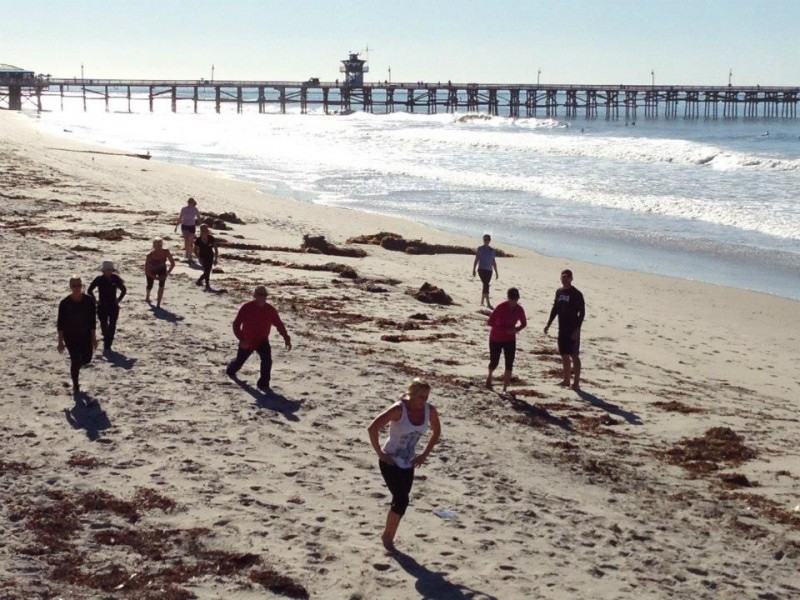 Beach Boot Camp @ Linda Lane — at San Clemente Pier.