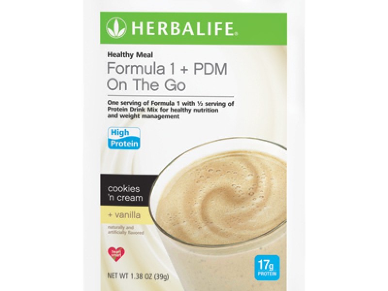 Formula 1 + PDM On The Go Overview The combination of Formula 1 Cookies ’n Cream and PDM Vanilla is available in a convenien