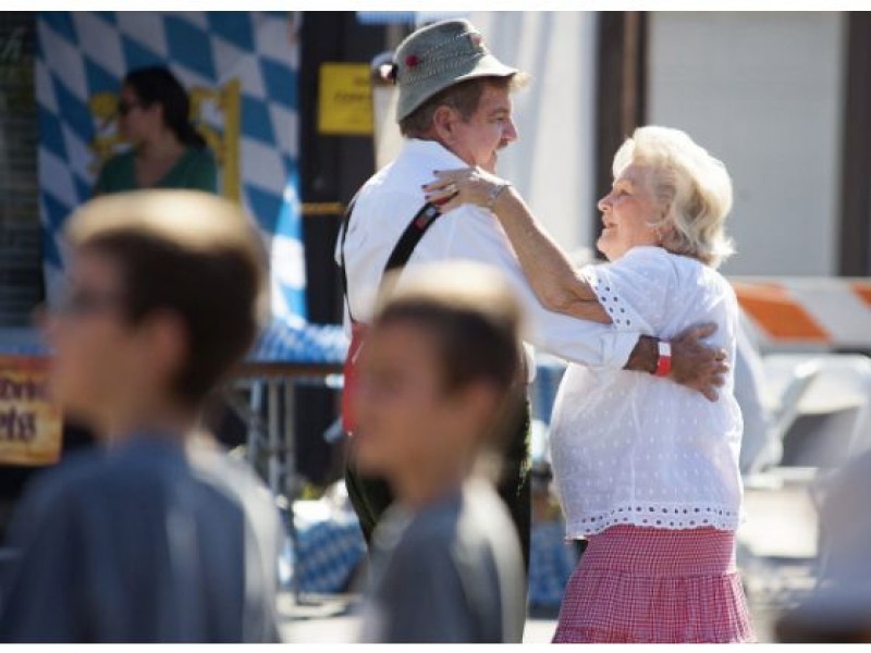 Couple Dancing at Oktoberfest Orange County